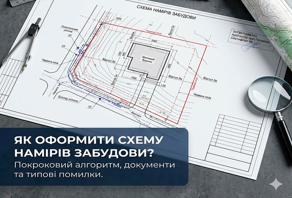 Як оформити схему намірів забудови: покрокова інструкція 2026