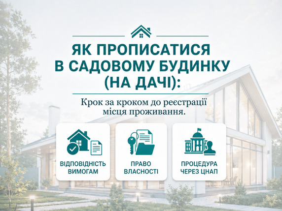 Чи можна прописатись у садовому чи дачному будинку в 2026 році?