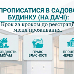 Прописка у садовому та дачному будинку 2026 &mdash; як зареєс...