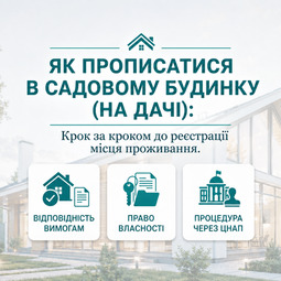Прописка в садовом и дачном доме 2026 &mdash; как зарегистрир...