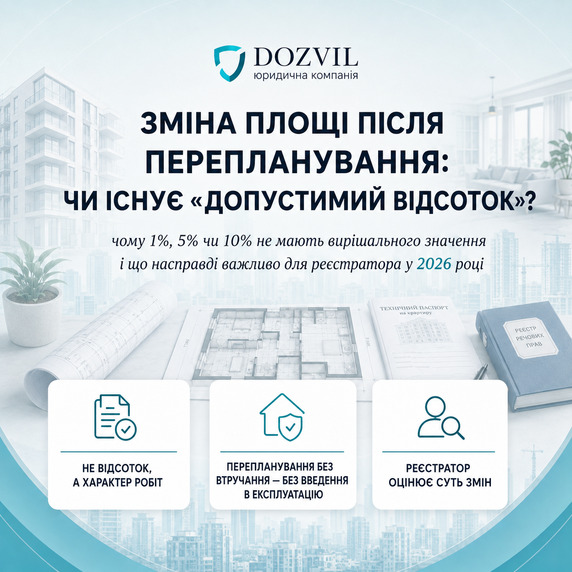 Изменение площади после перепланировки: существует ли «допустимый процент»?