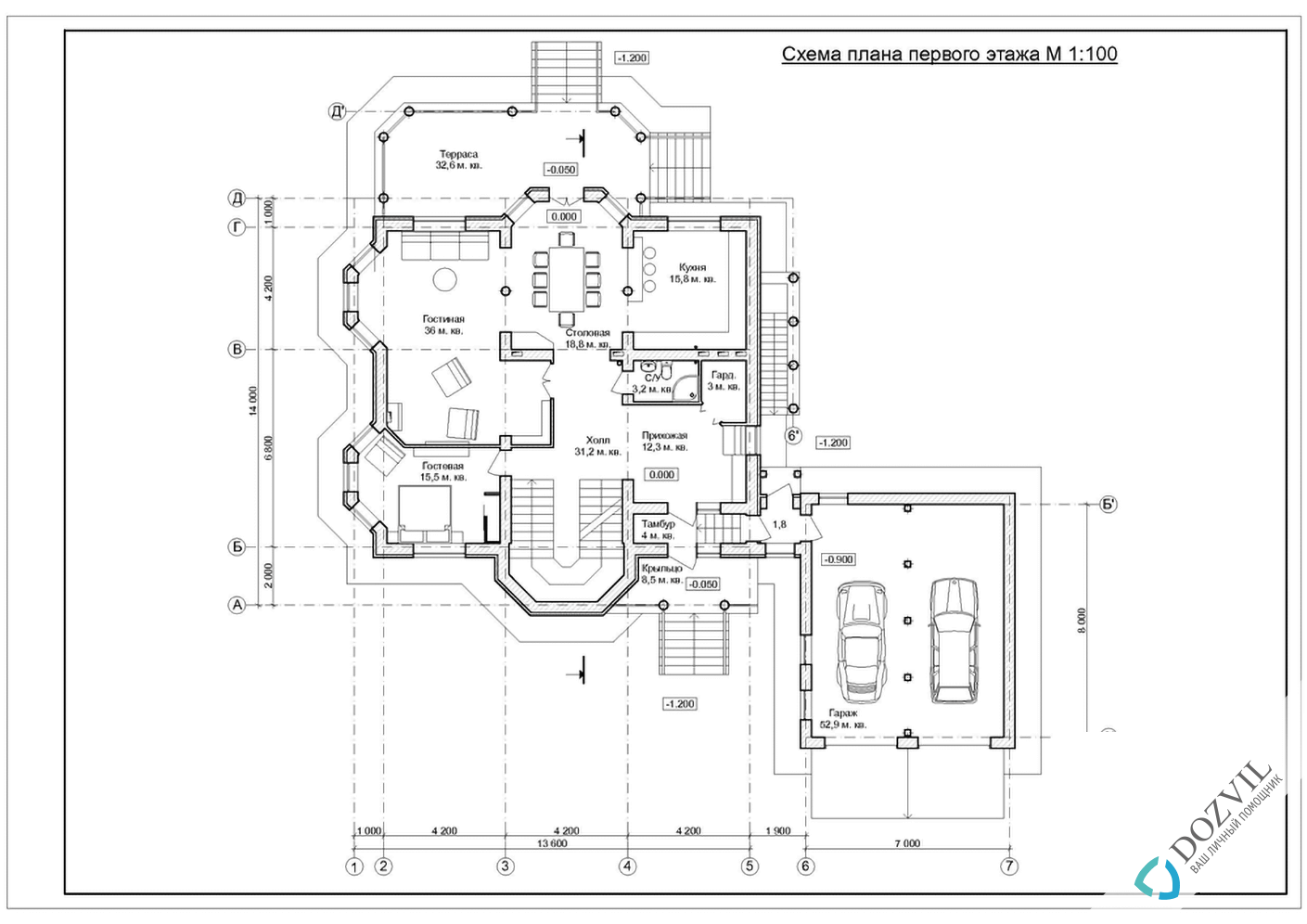 Узаконити реконструкцію> Реконструкція будинку з загальною площею до 500 квадратних метрів > 2 етап - Розробка ескізу намірів будівництва
